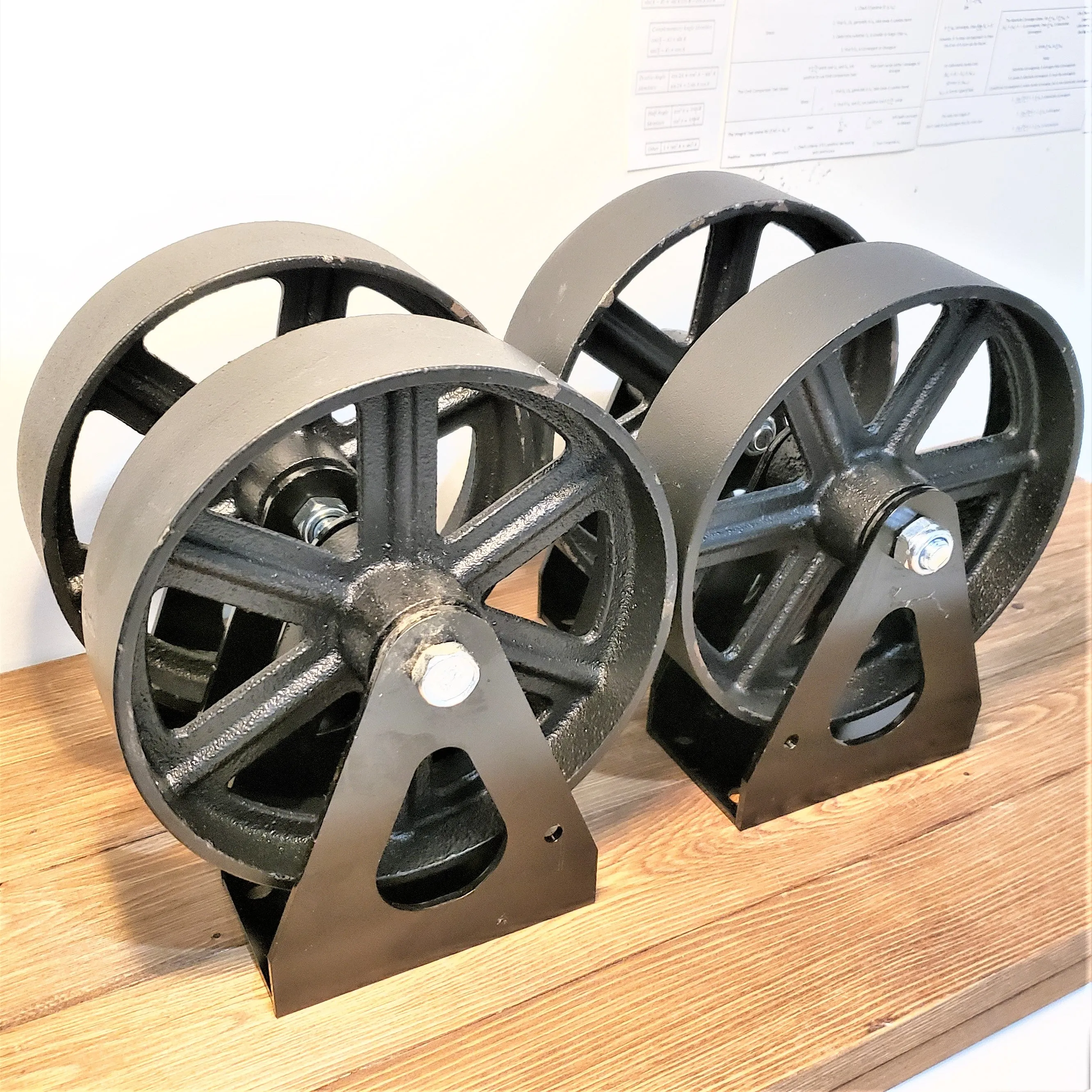 Fixed Vintage Caster Wheels - Set of 4 Pcs