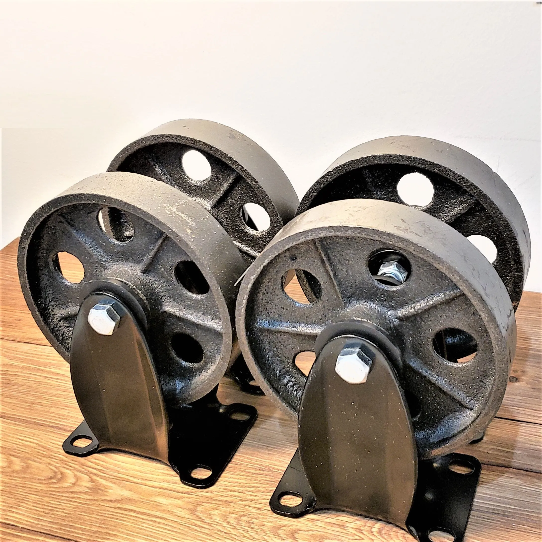 Fixed Vintage Caster Wheels - Set of 4 Pcs