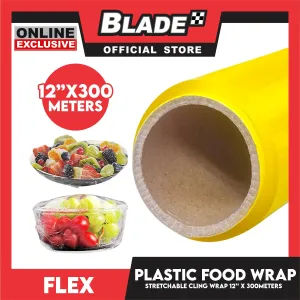 Flex Food Wrap 12inches x 300meters Cling Wrap Plastic Food Wrap and BPA Free Plastic Wrap GEN111