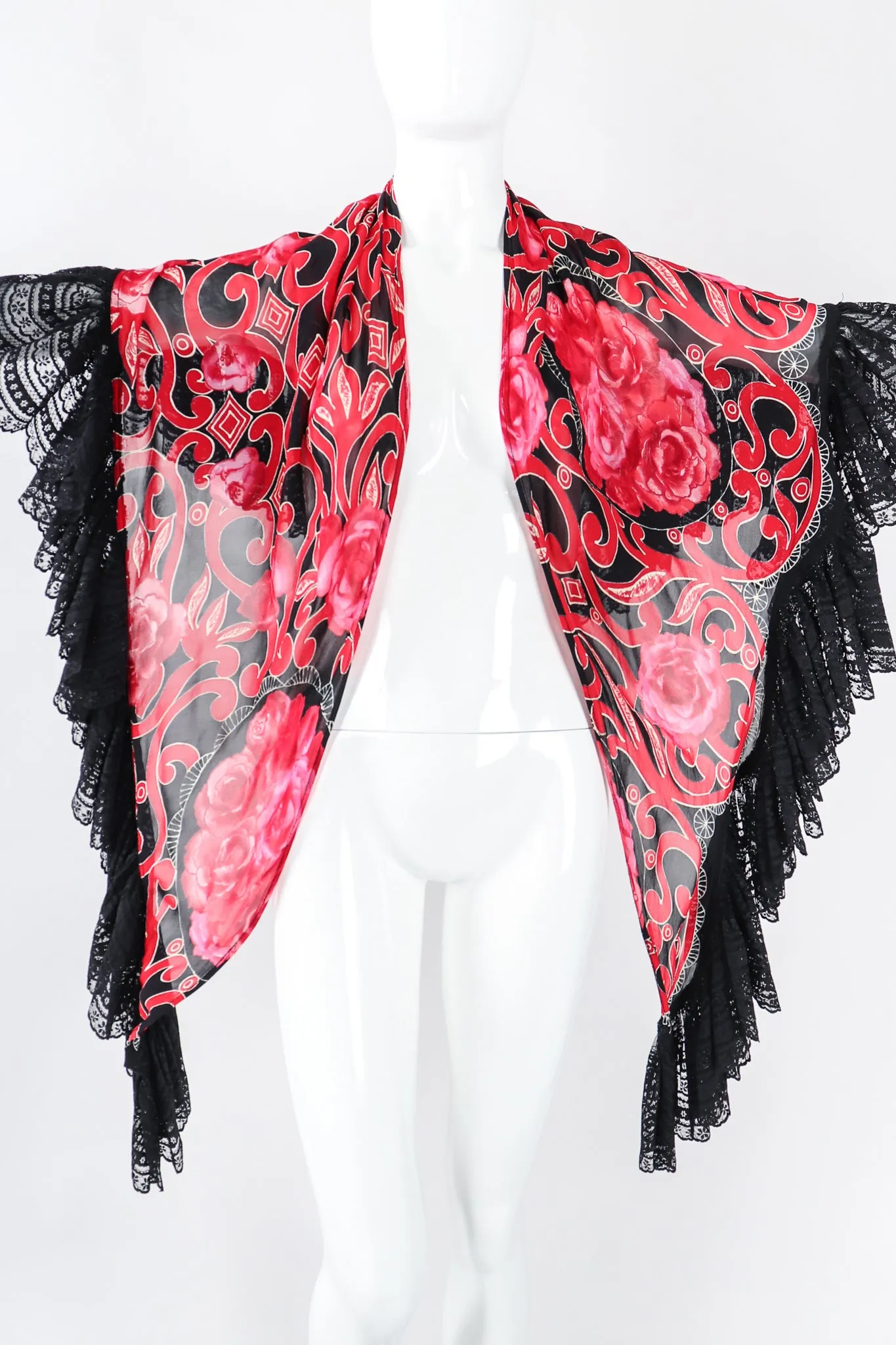 Floral Lace Shawl