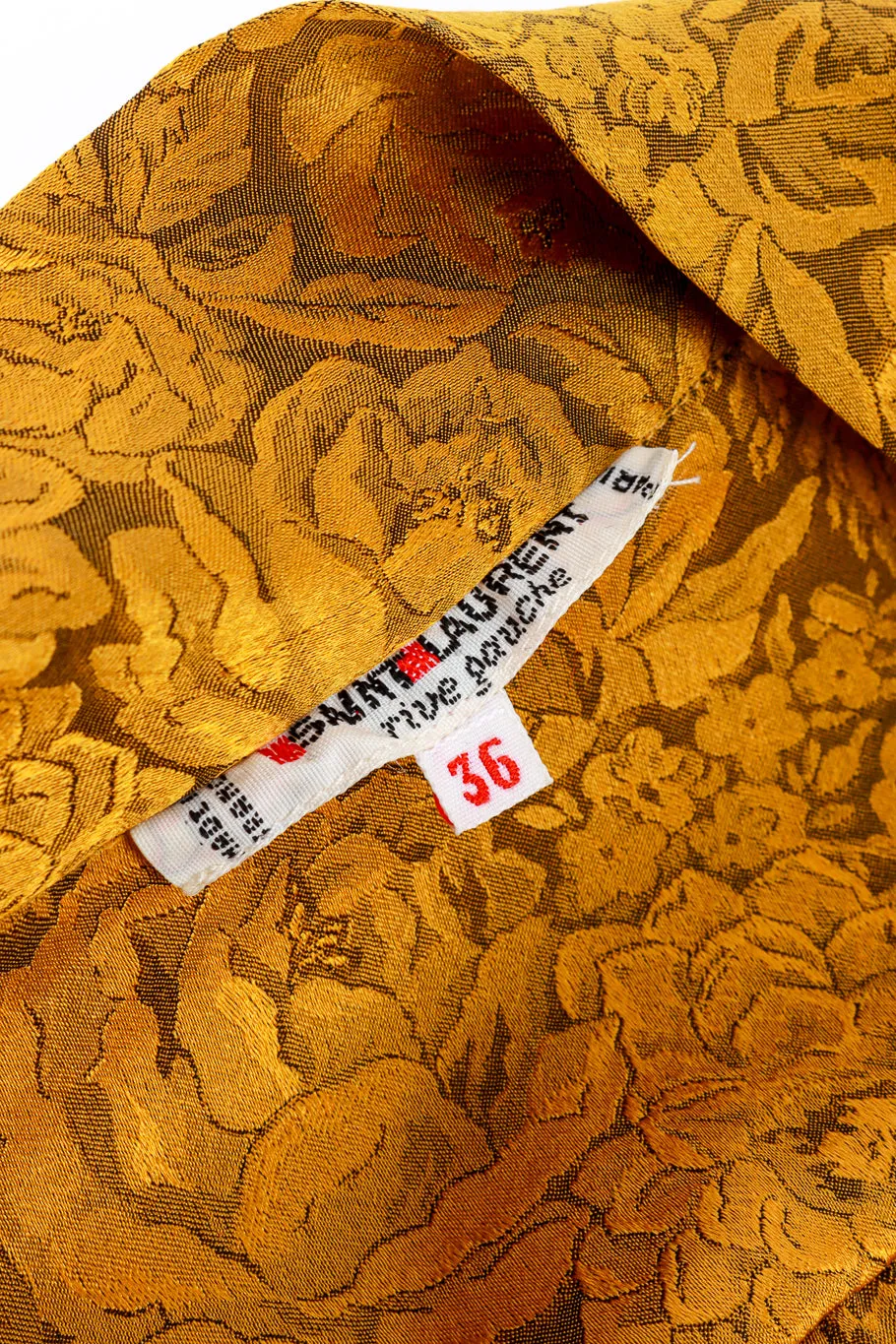 Floral Silk Jacquard Blouse