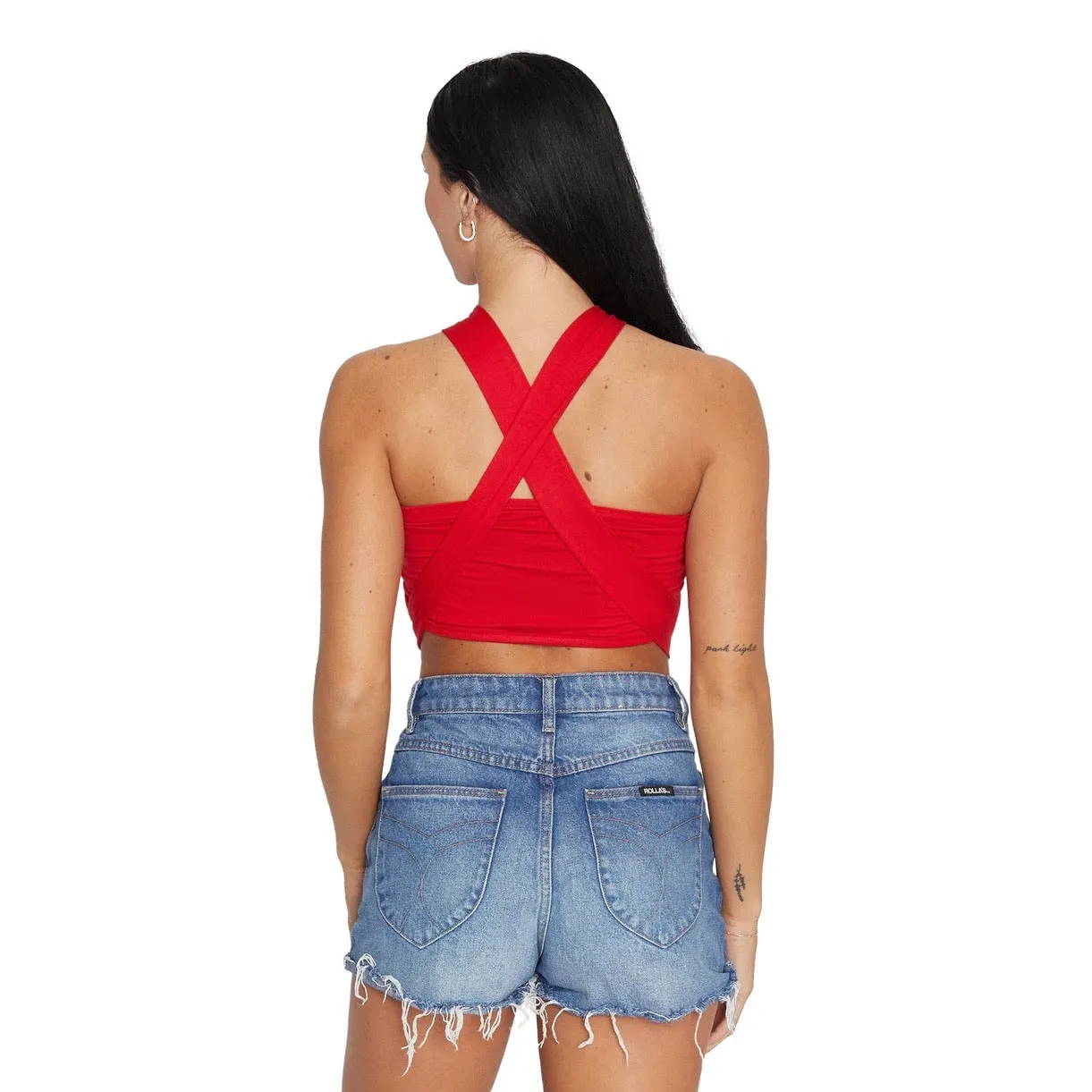 Florida Atlantic Owls Red Multi Way Bandeau Top