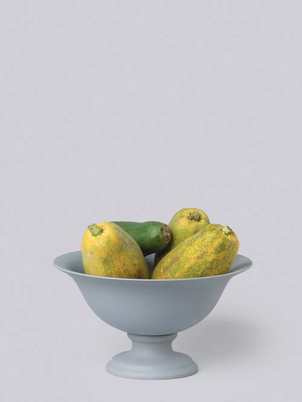 FOOTED VASO (STEEL GREY)