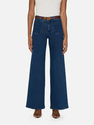 FRAME Le Slim Palazzo Modernist Pocket Pant