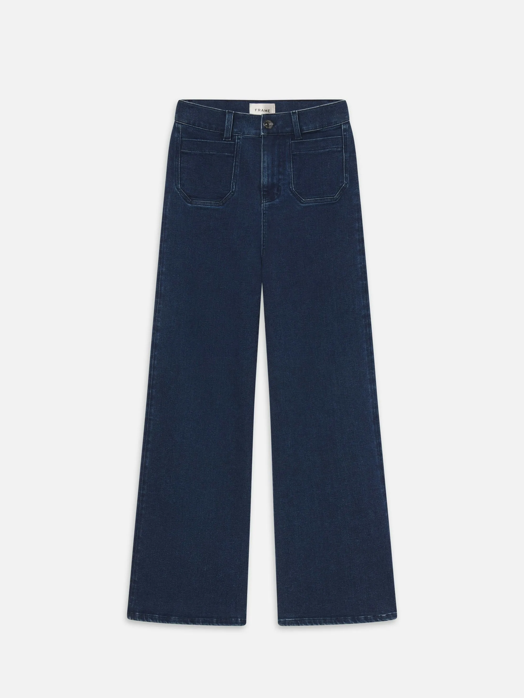 FRAME Le Slim Palazzo Modernist Pocket Pant