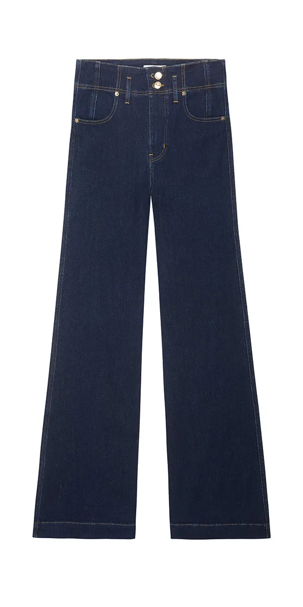 FRAME Seamed Wide Trouser