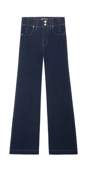 FRAME Seamed Wide Trouser