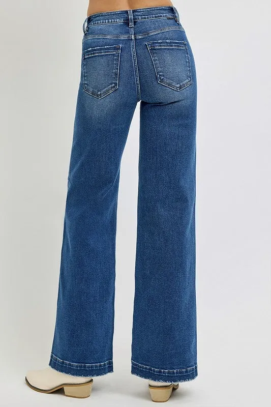 Front Patch Pocket Jeans