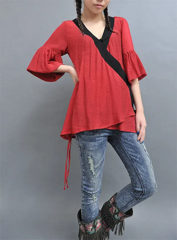 Geisha Kimono wrap top