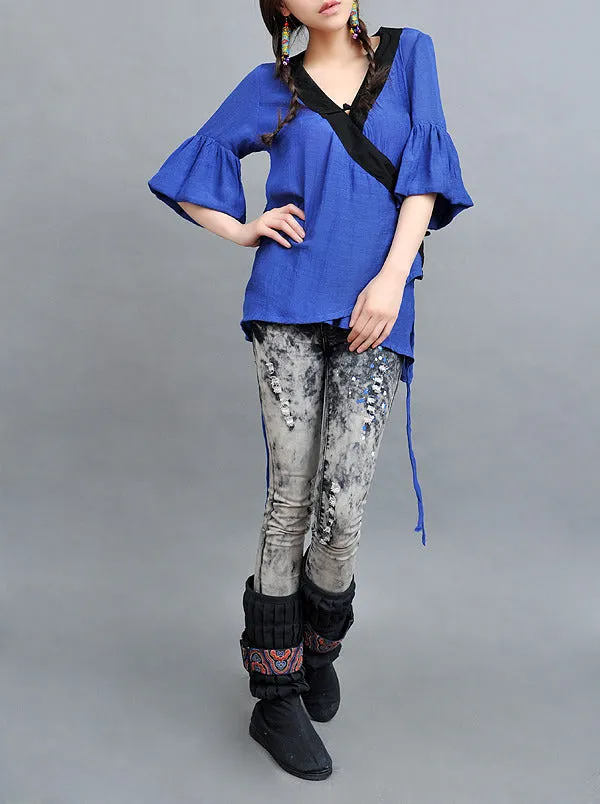 Geisha Kimono wrap top