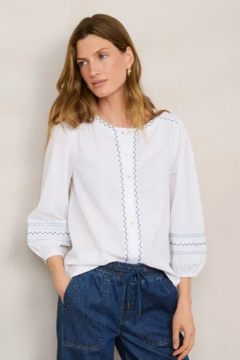 Georgina Blouse - White