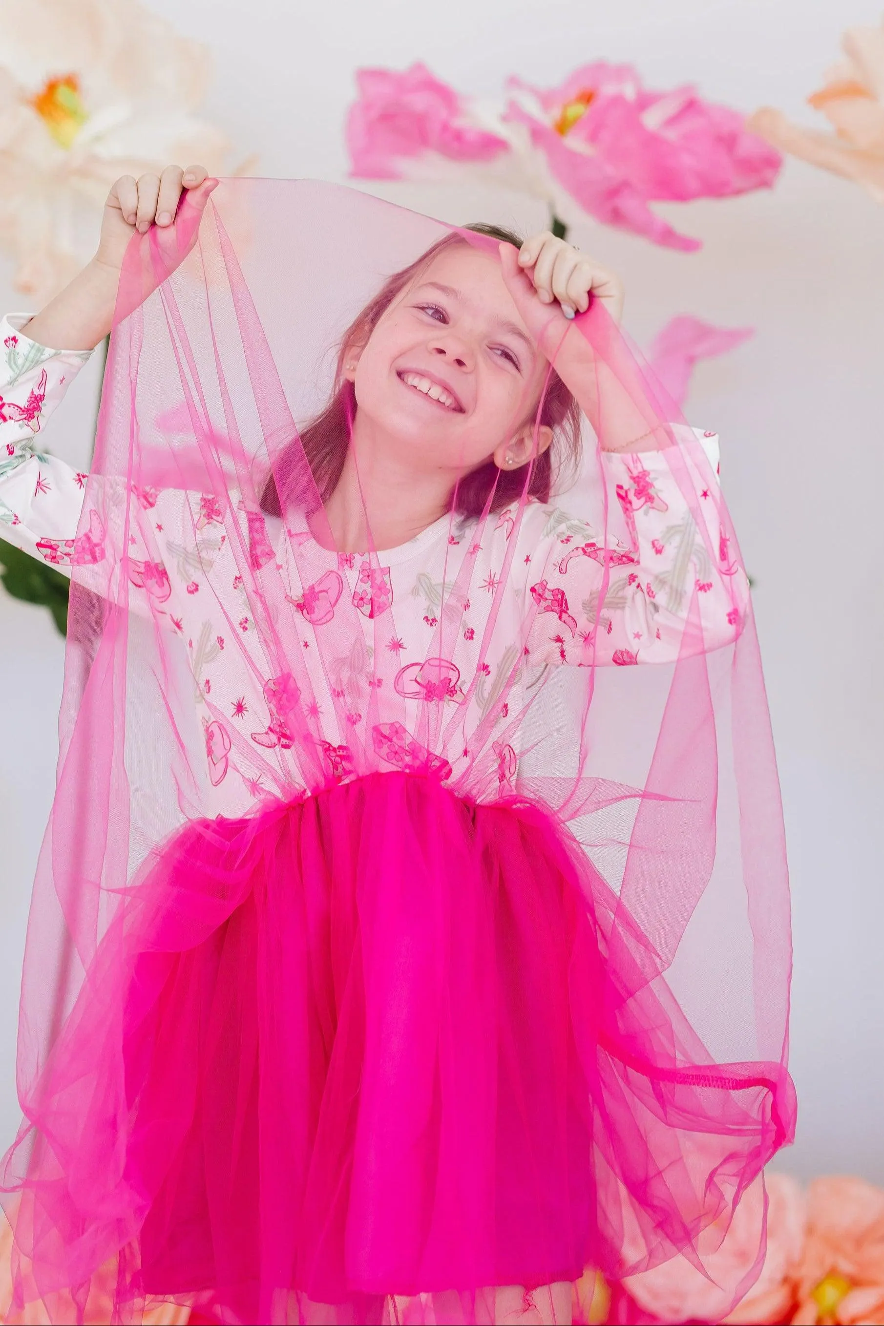 Giddy Up L/S Tutu Dress