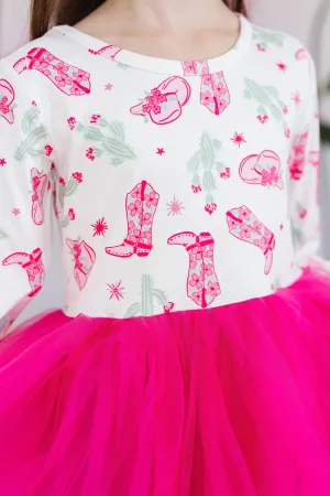 Giddy Up L/S Tutu Dress