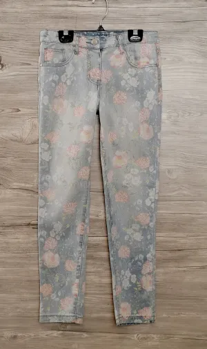 GIRL SIZE LARGE (12 YEARS) - DEX Kids, Soft Floral Jeans NWOT B46