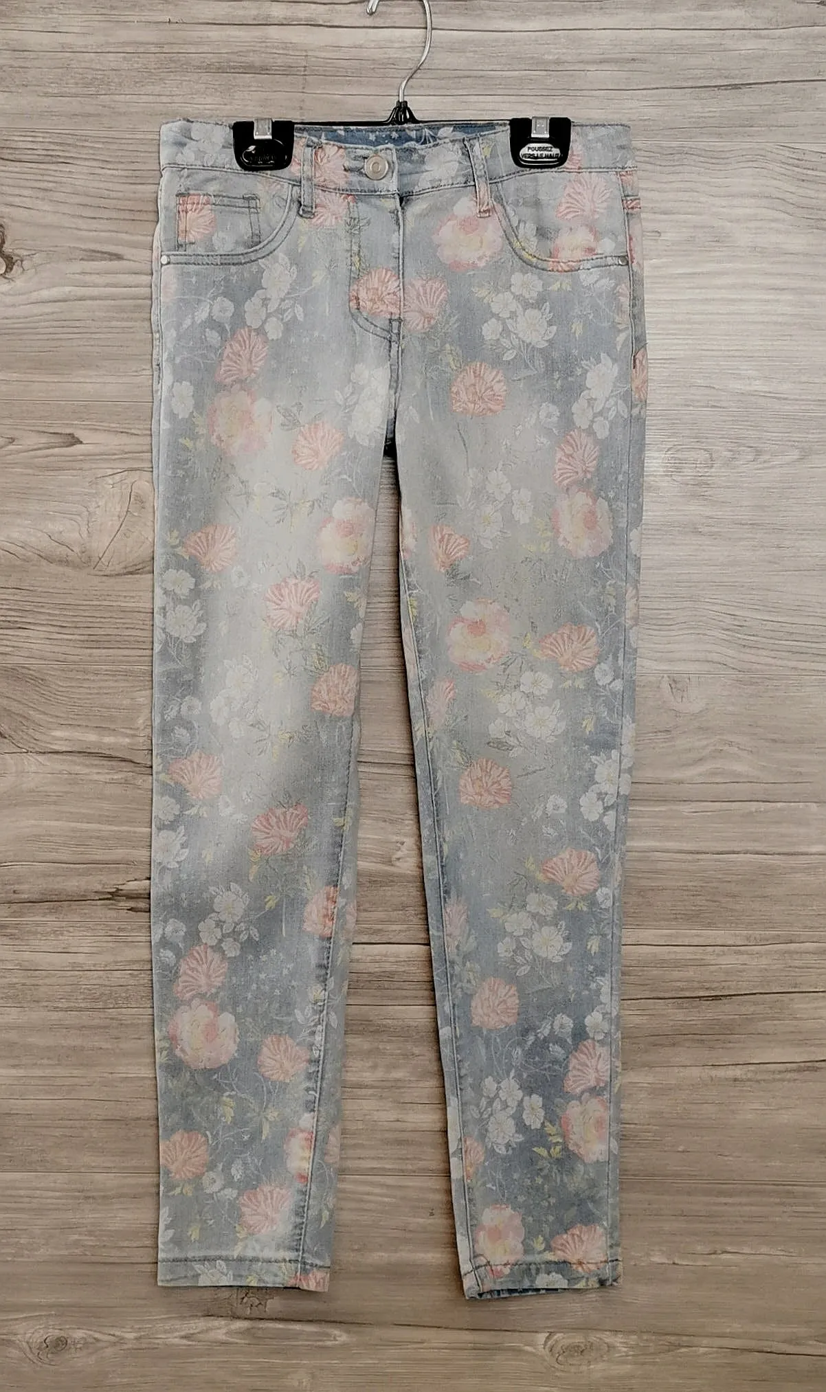 GIRL SIZE LARGE (12 YEARS) - DEX Kids, Soft Floral Jeans NWOT B46