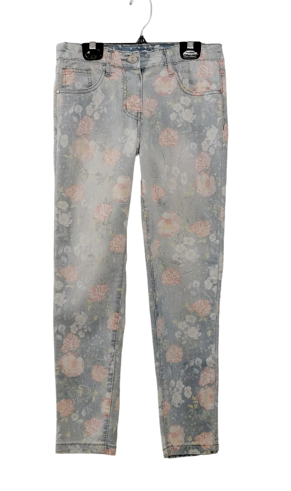 GIRL SIZE LARGE (12 YEARS) - DEX Kids, Soft Floral Jeans NWOT B46