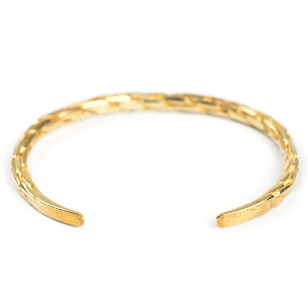 Gold Braided Cuff