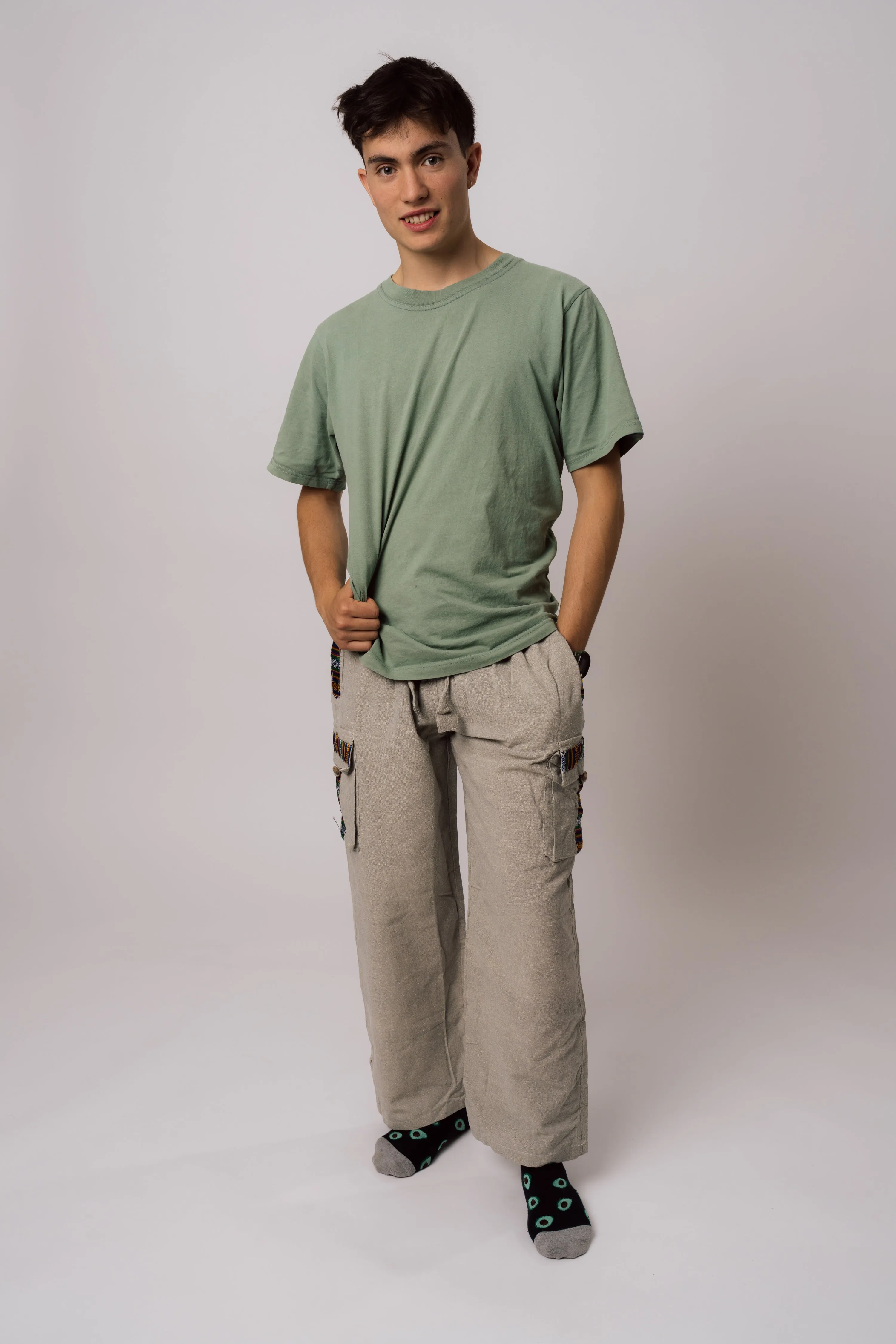 Grey Hippie Pants