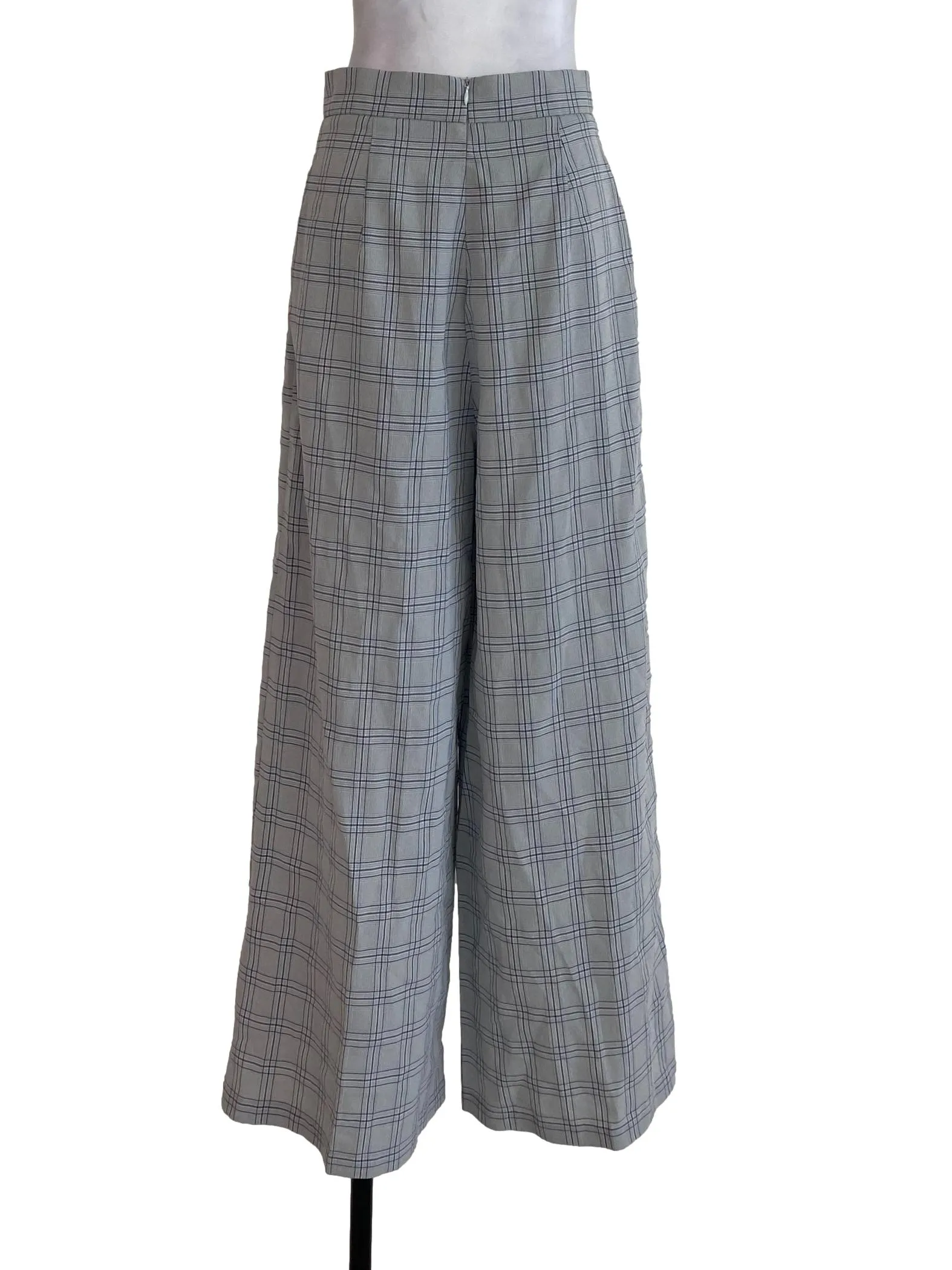 Grey Madras Pants