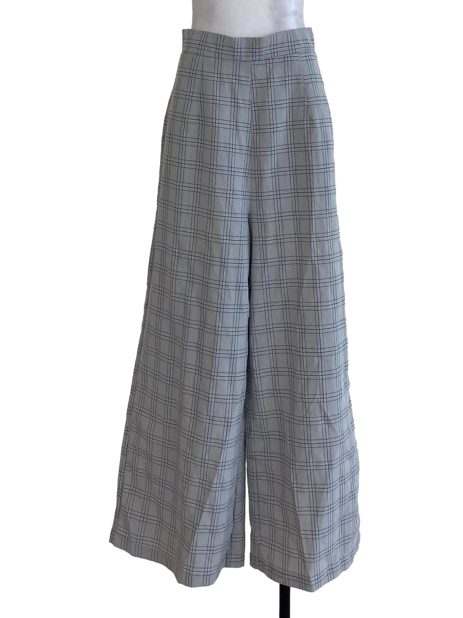 Grey Madras Pants