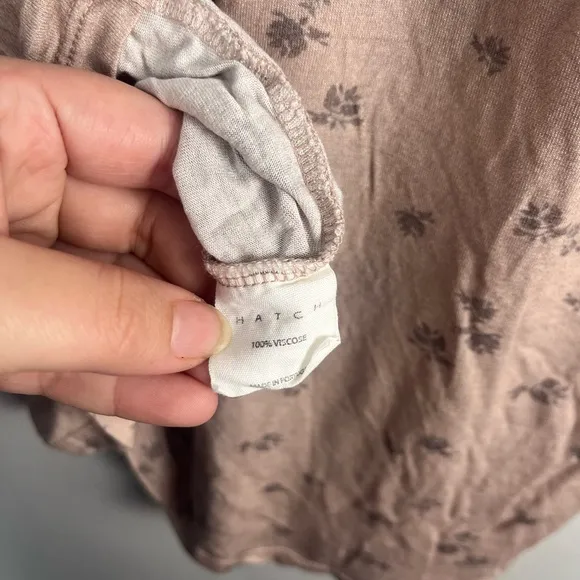 Hatch Pregnancy Pajamas Jersey Nursing Top and nesting pants size 1/2 s/m