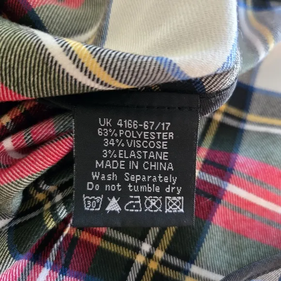 Hell Bunny Vixen | Plaid Sweetheart Neckline Fit n' Flare Midi Dress Size Small