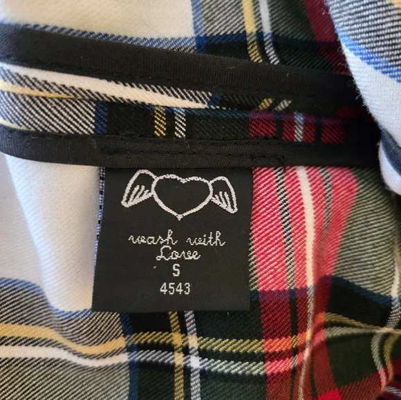 Hell Bunny Vixen | Plaid Sweetheart Neckline Fit n' Flare Midi Dress Size Small