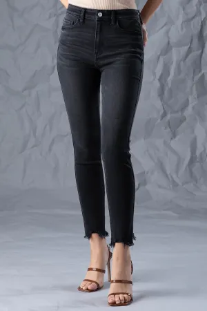 High Rise Ankle Skinny Jeans