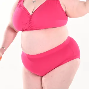 High Rise Briefs - Raspberry