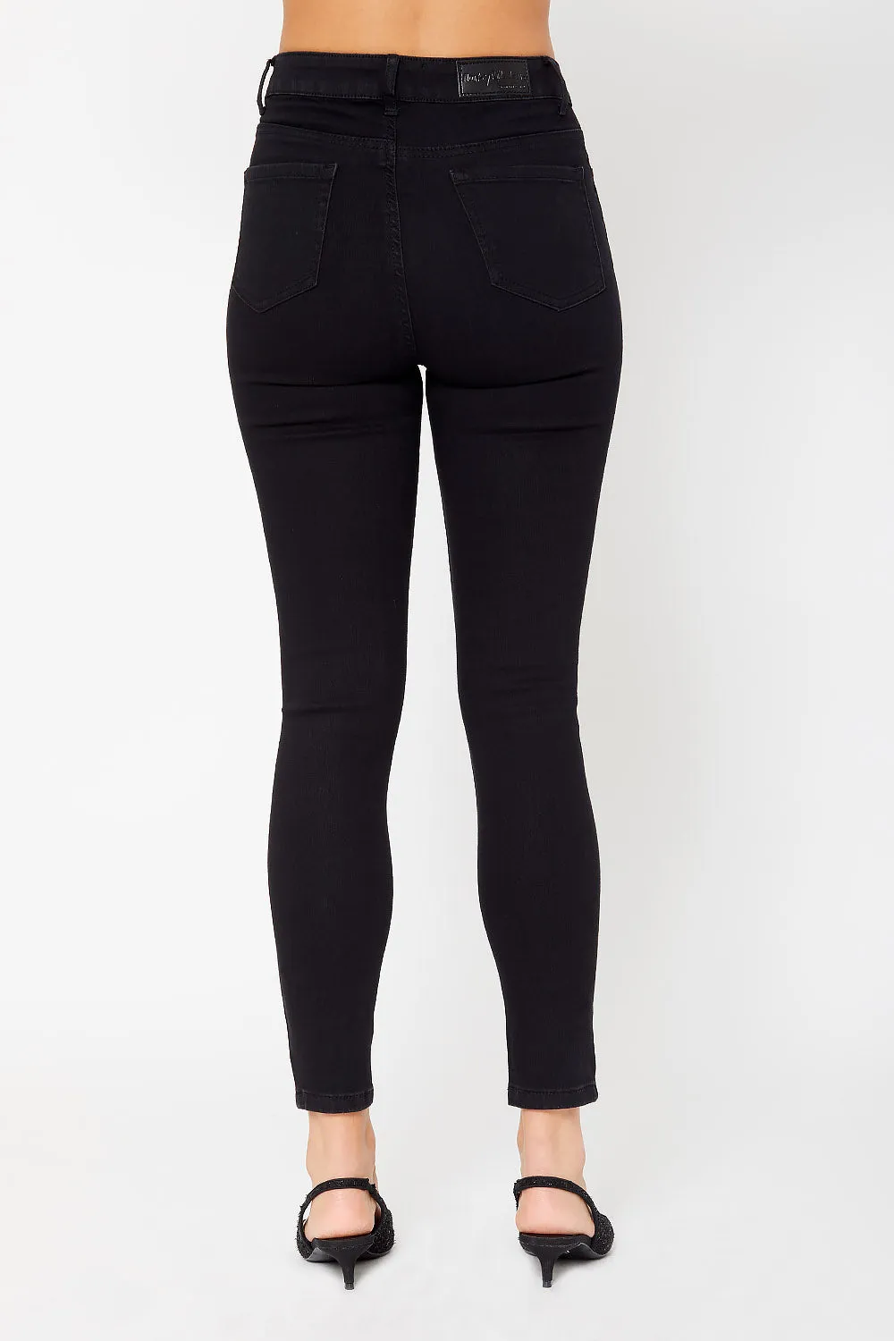 High-rise skinny pants