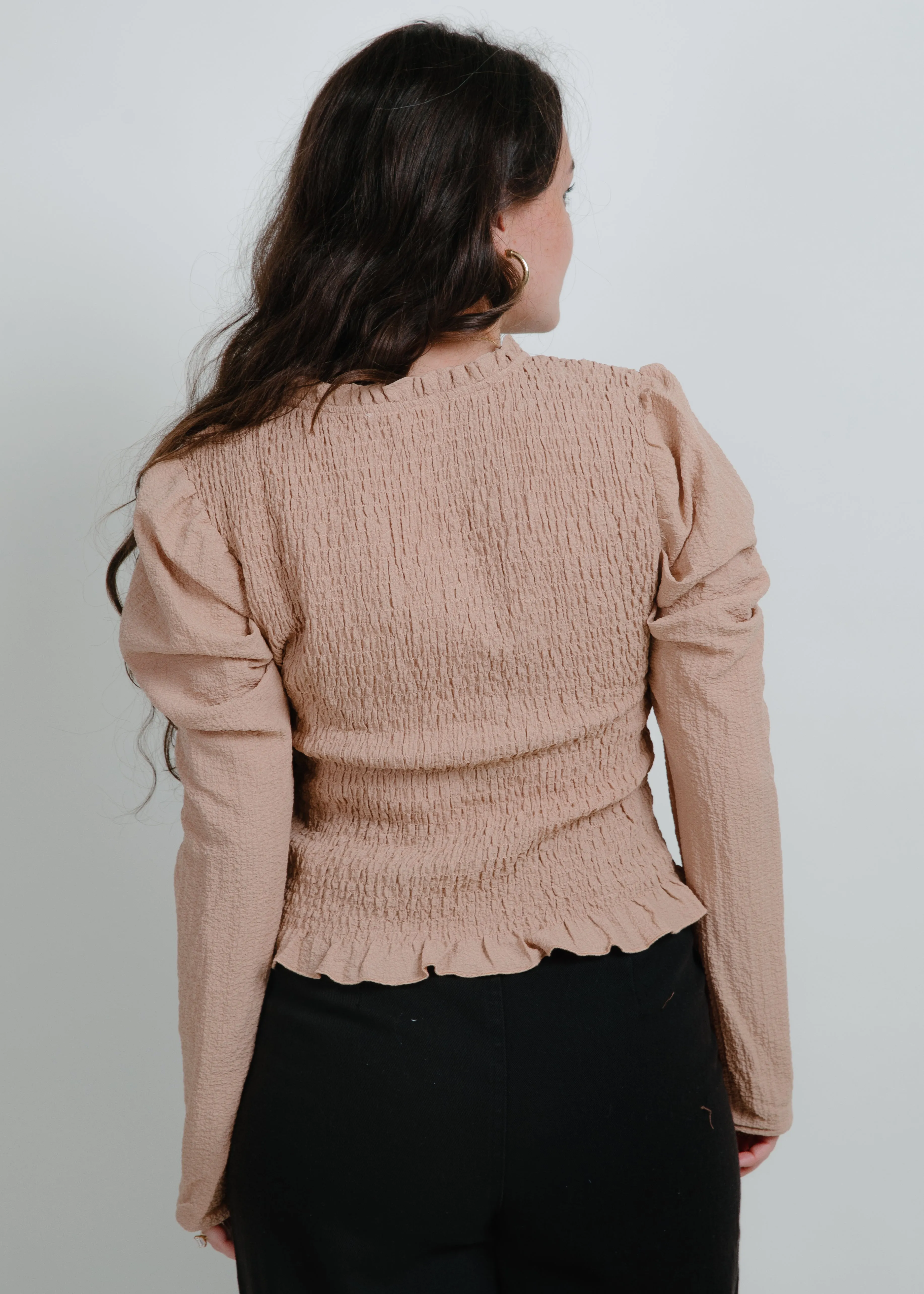 Hinton Blouse - Sandstone