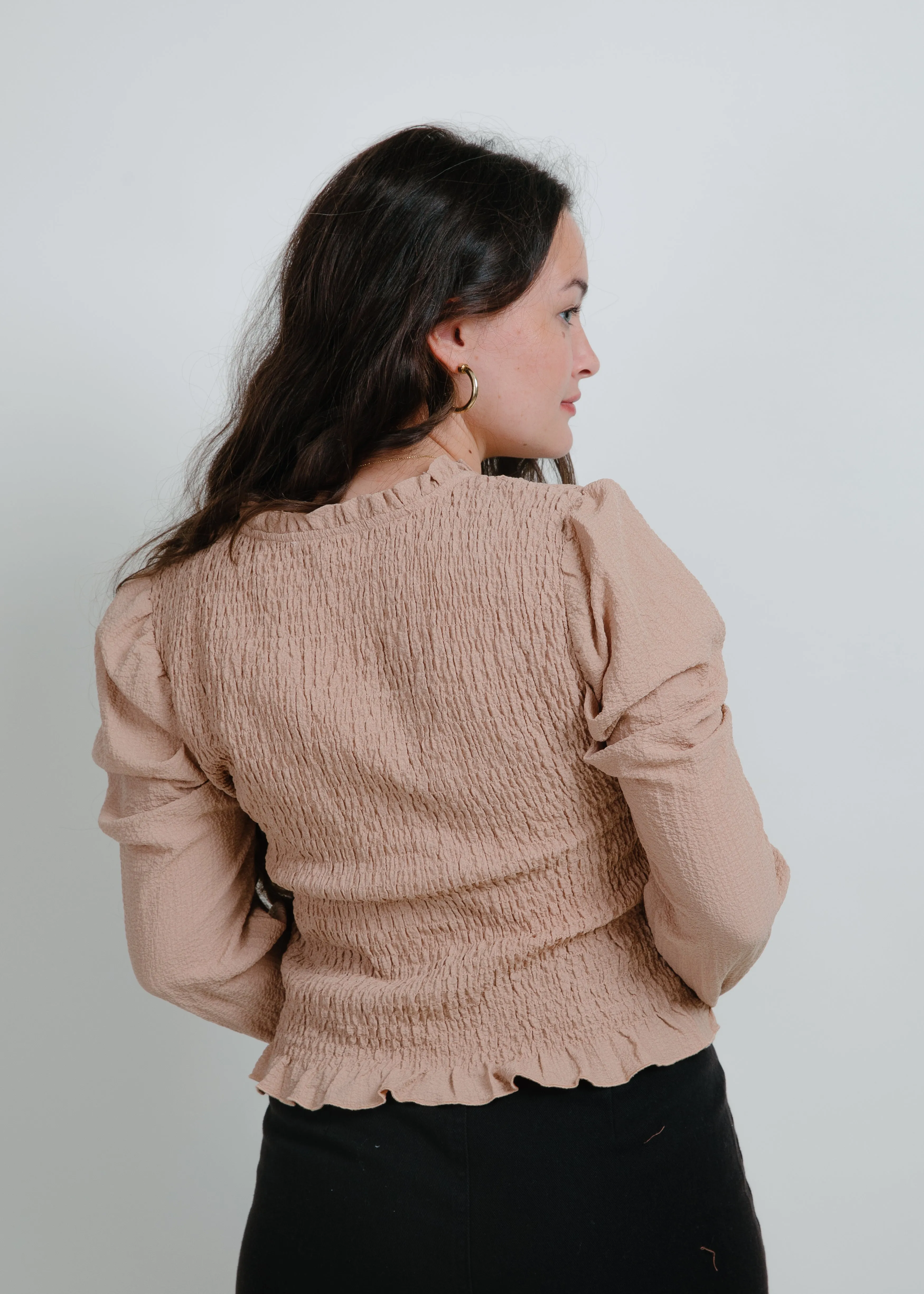 Hinton Blouse - Sandstone