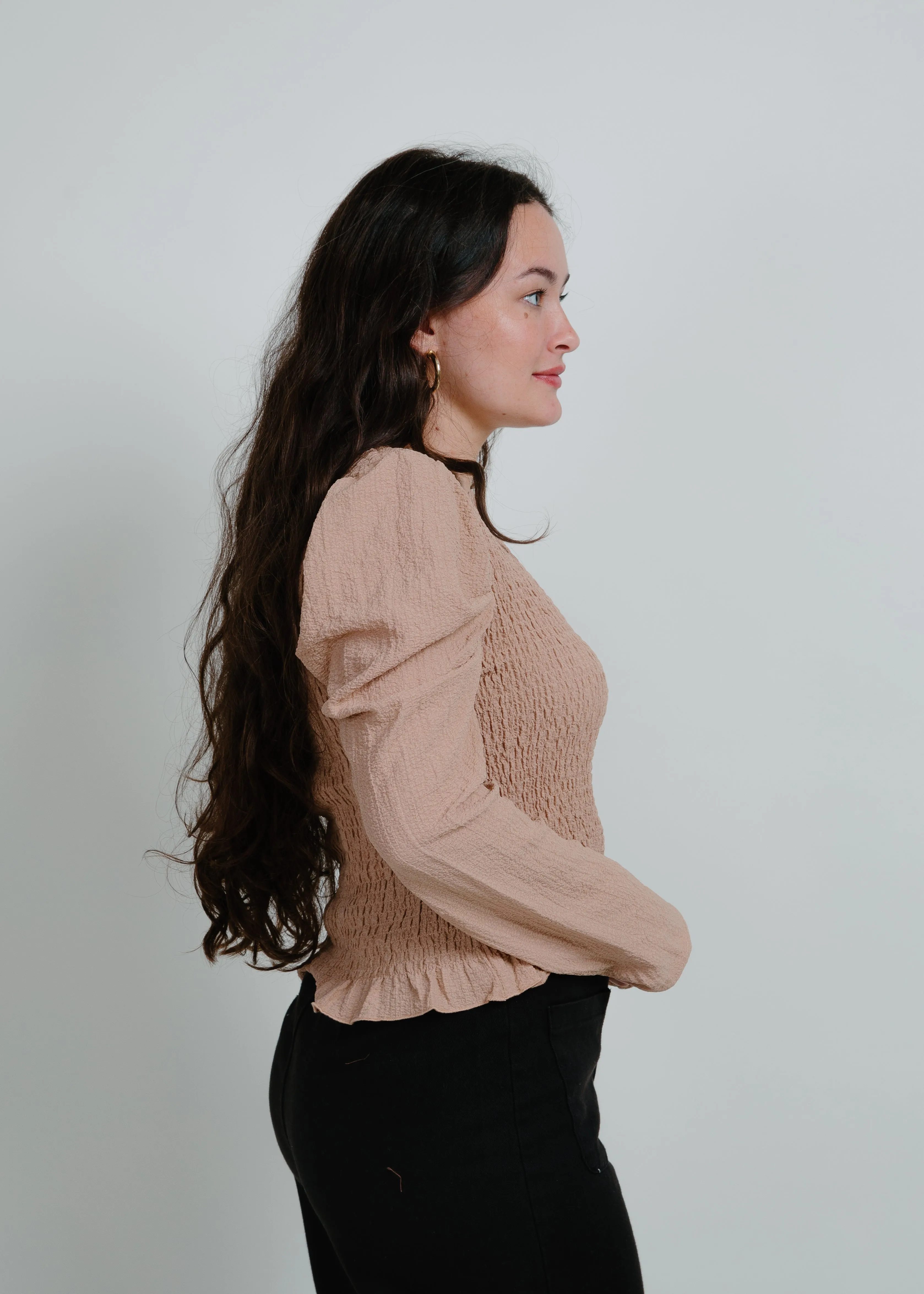 Hinton Blouse - Sandstone