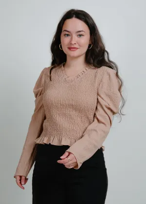 Hinton Blouse - Sandstone