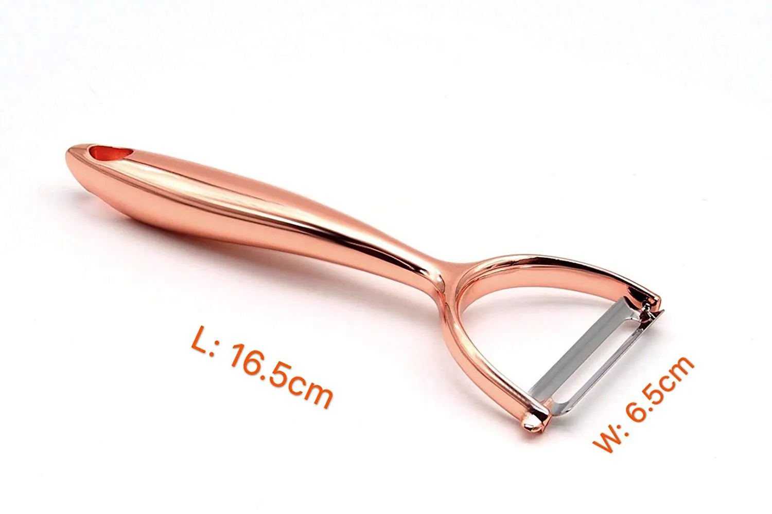 Homlly Zinc Alloy Rose Gold Vegetable Peeler