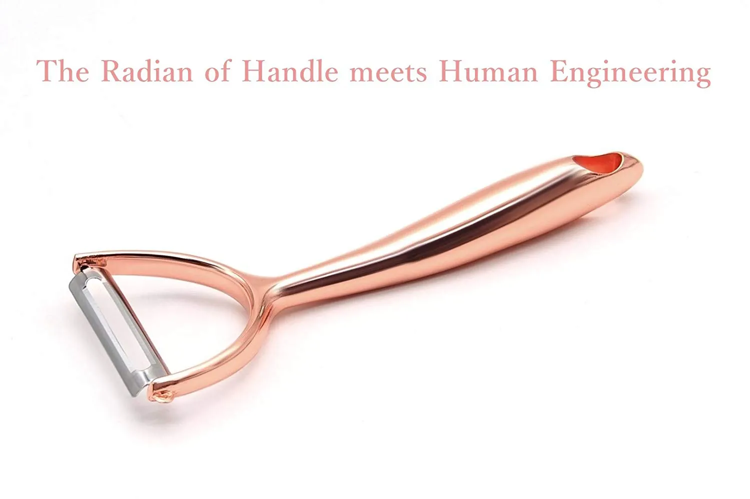 Homlly Zinc Alloy Rose Gold Vegetable Peeler