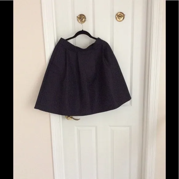 💓HP🎊Ann Taylor textured dot pleated skirt