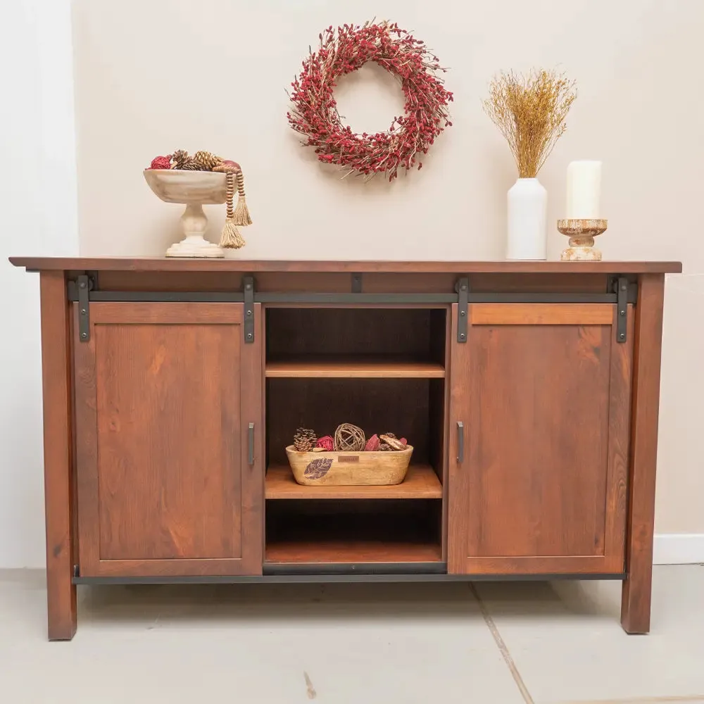 Hudson Barn Door Entertainment Center