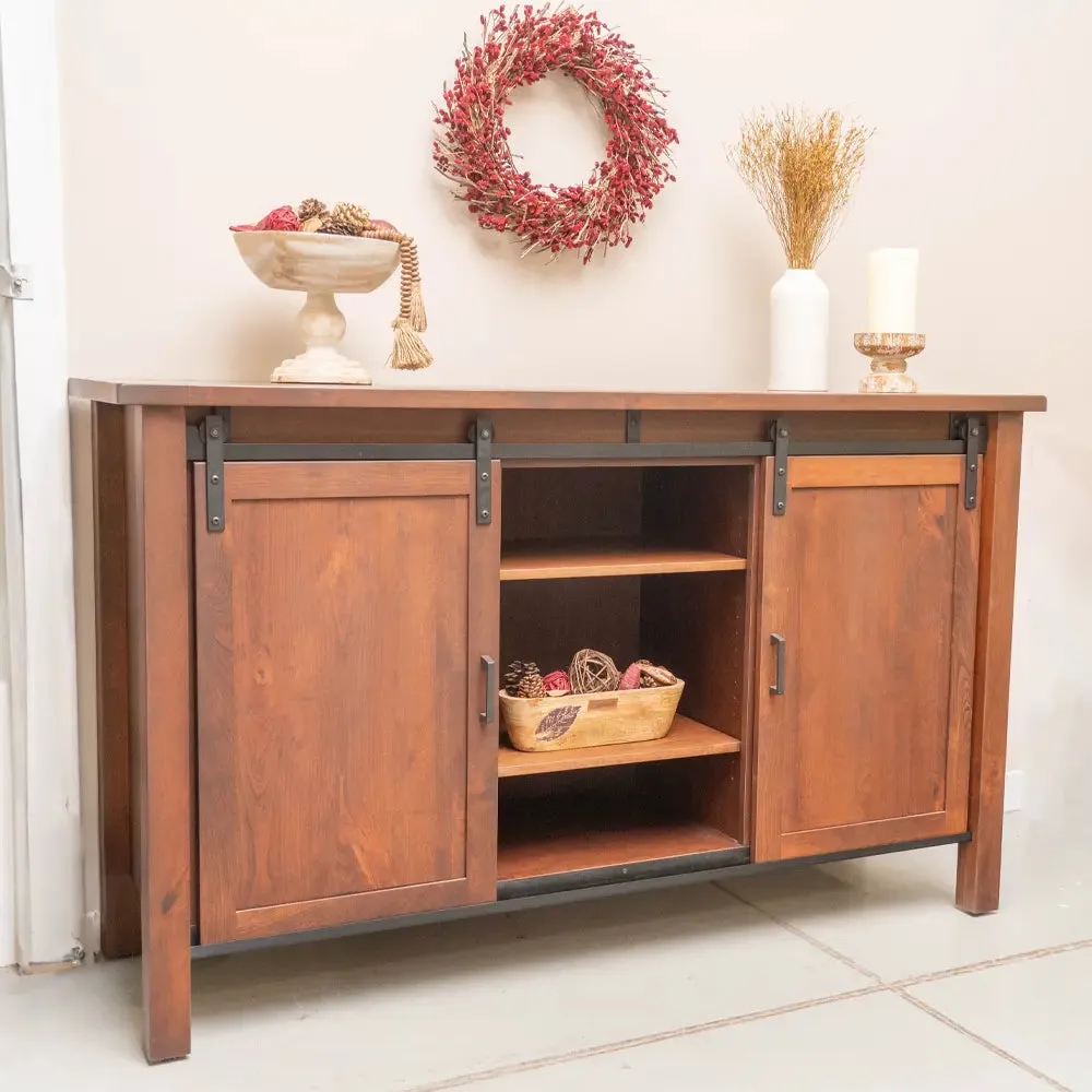 Hudson Barn Door Entertainment Center