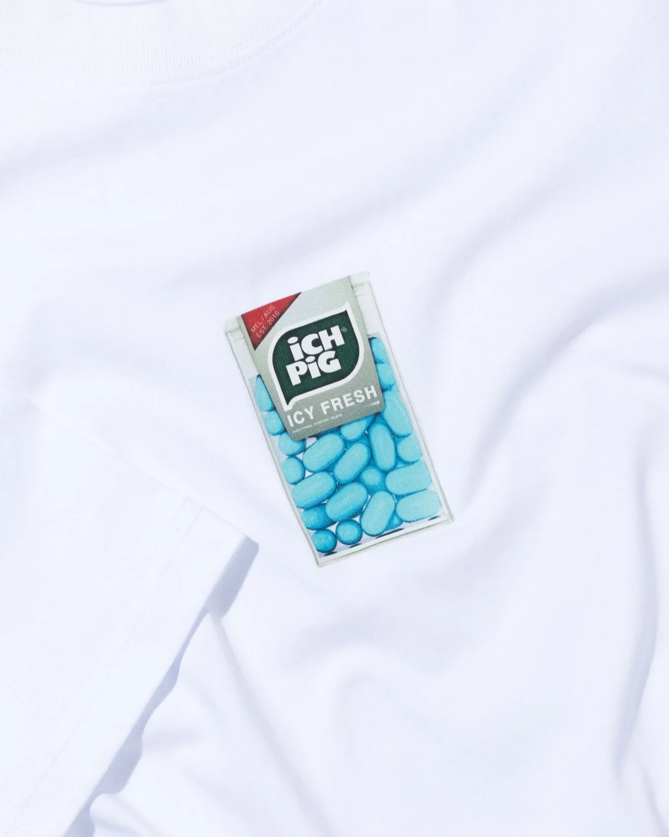 Ichpig Mint Pro Tee White