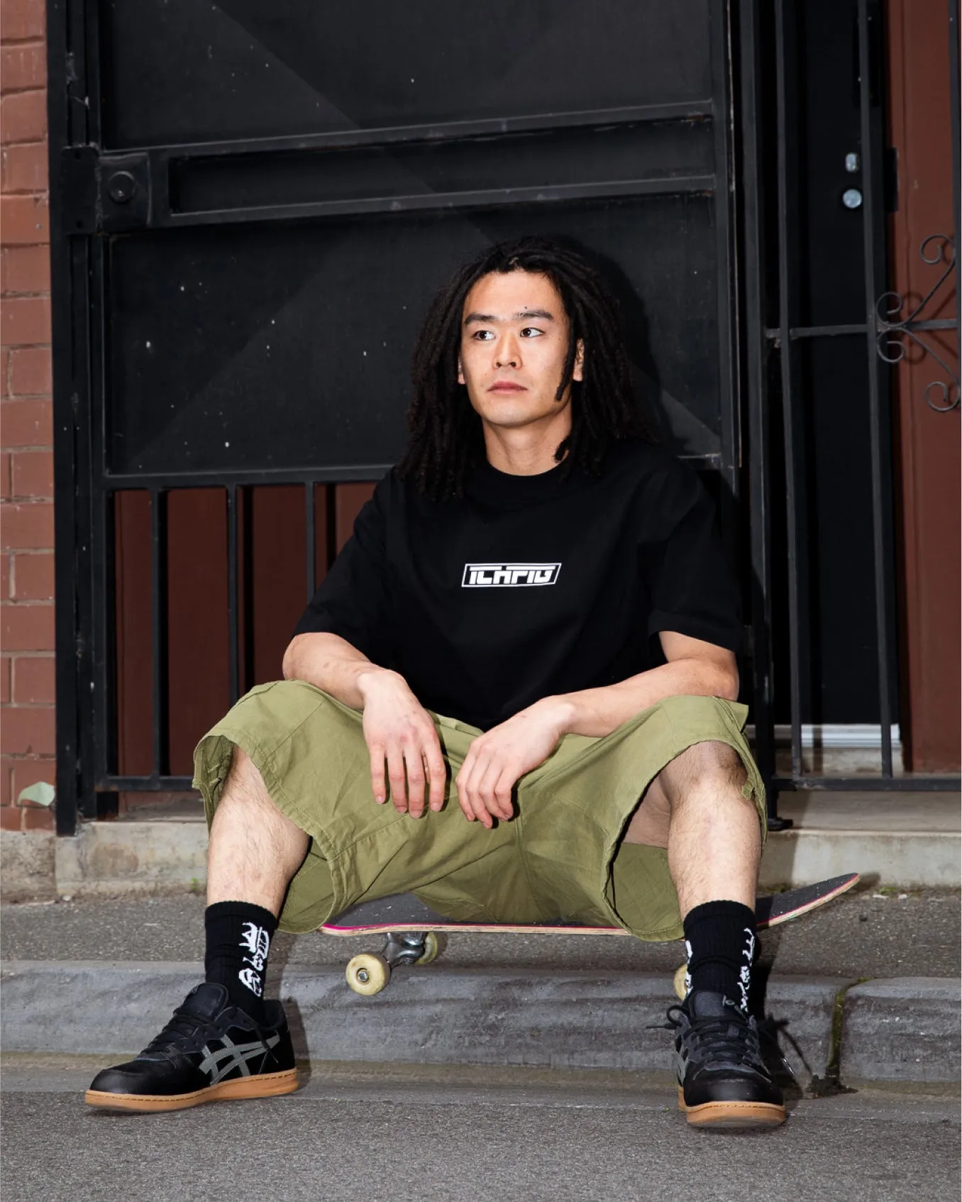 Ichpig Strike Logo Tee Black / White