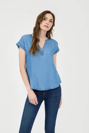 Indie Blue Denim Top