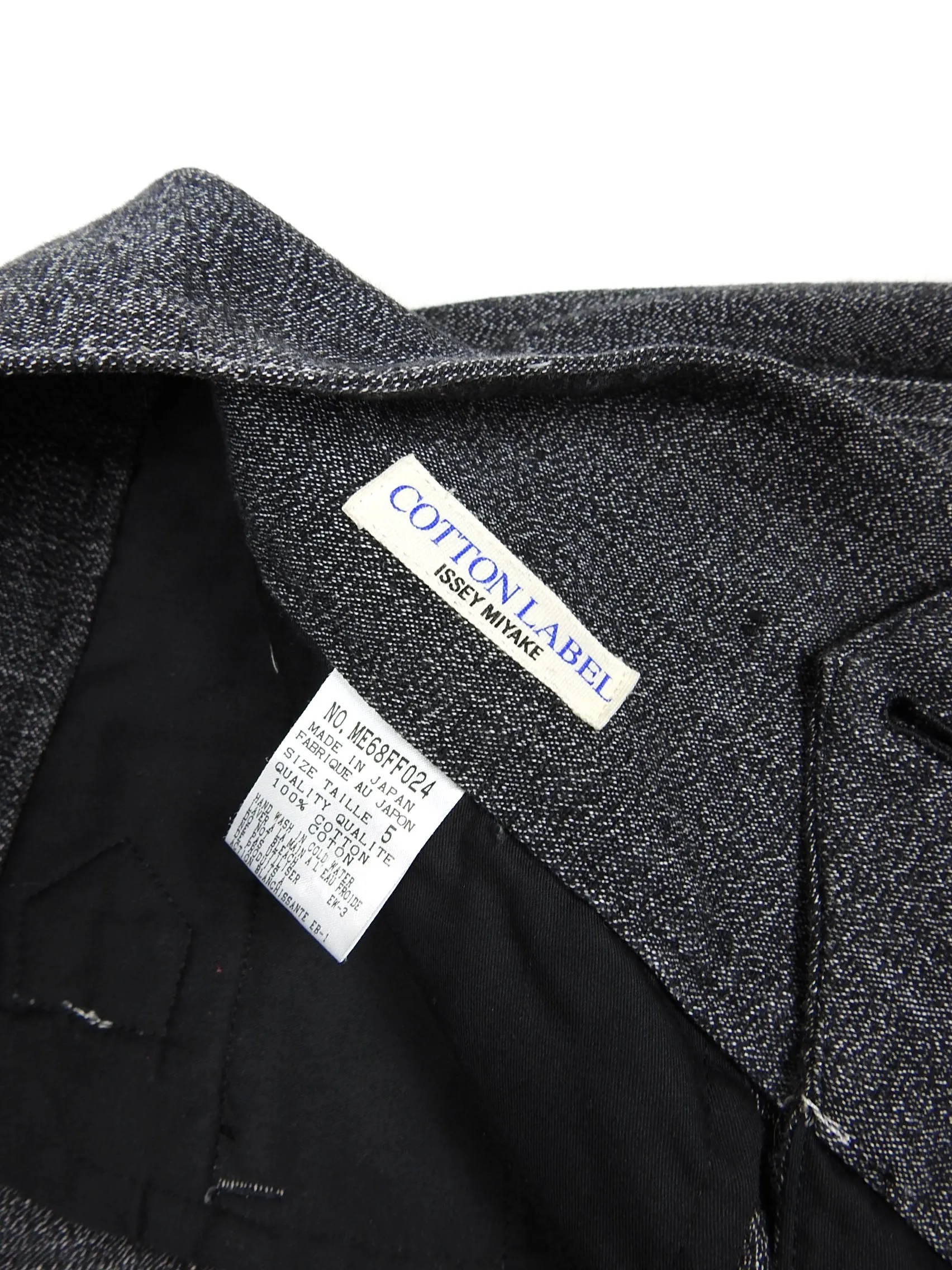 Issey Miyake Cotton Label Pants Size 5