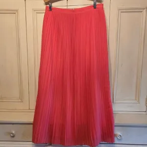 J. Crew Pleated Maxi Skirt Coral size 12