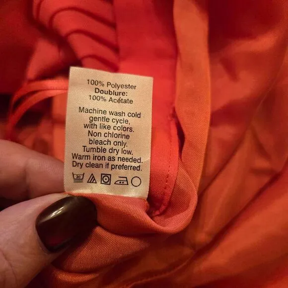 J. Crew Pleated Maxi Skirt Coral size 12