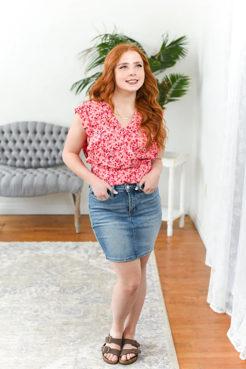 Jenny Surplice Top FINAL SALE