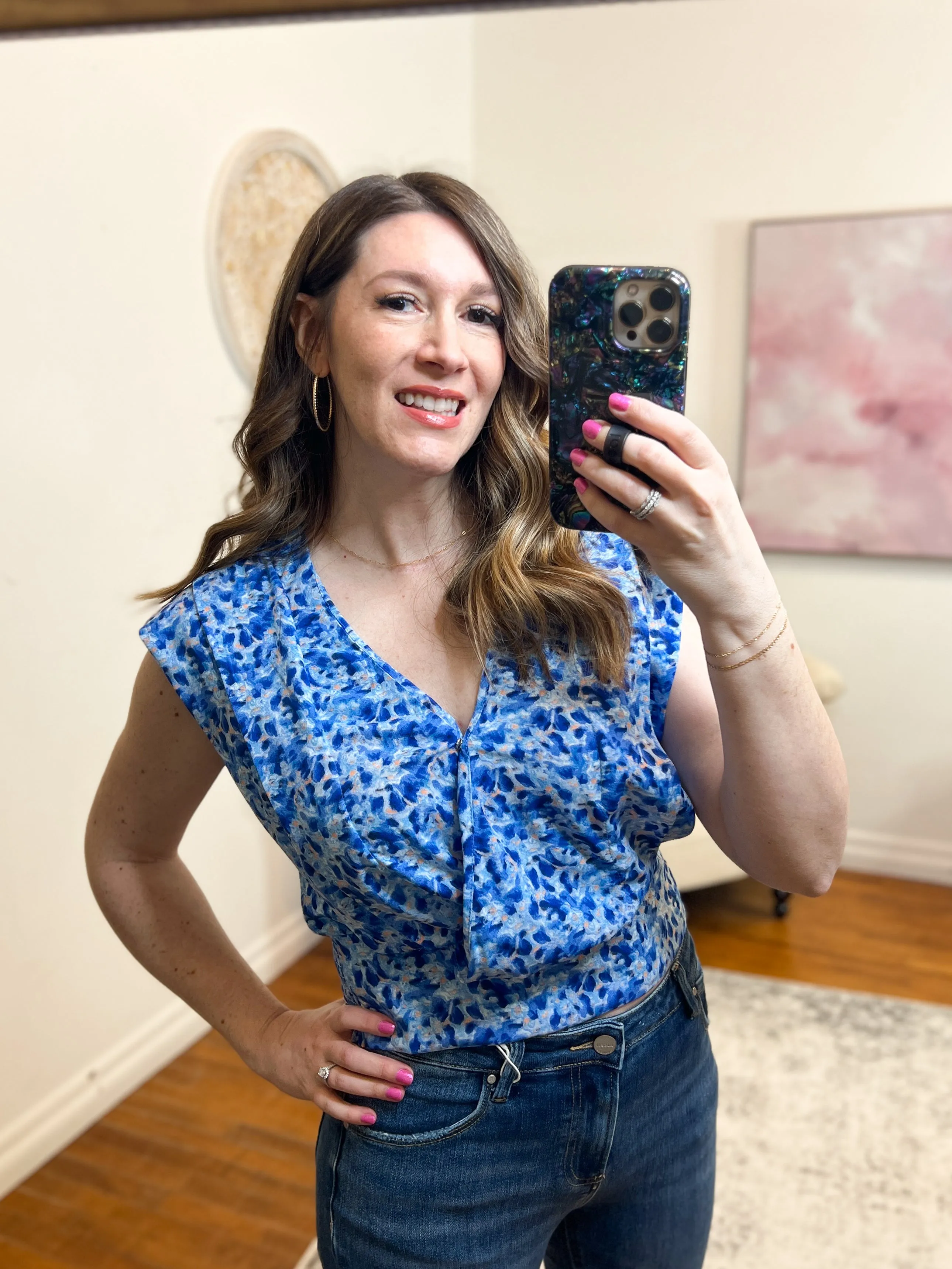 Jenny Surplice Top FINAL SALE