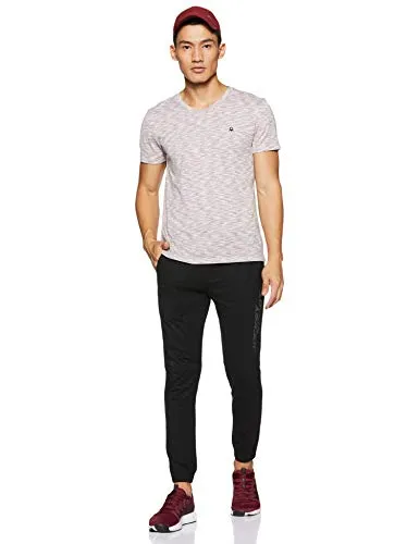 Jockey Men's Relaxed Fit Joggers(SP31-103_Black_Medium_Black_Medium)