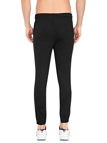 Jockey Men's Relaxed Fit Joggers(SP31-103_Black_Medium_Black_Medium)