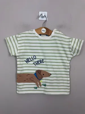 John Lewis Sausage Dog T-shirt 12-18m